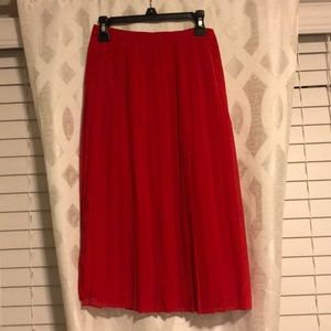 Ann Taylor cherry red skirt